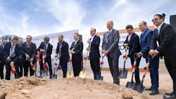 “We stand here today in celebration and recognize the best employees and best customers in the world,” says Yokohama Tire Corp. CEO Jeff Barna (pictured, fourth from right.) “We stand here today in celebration and recognize the best employees and best customers in the world,” says Yokohama Tire Corp. CEO Jeff Barna (pictured, fourth from right.)