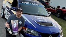 Barberis, competed in his Mitsubishi Evolution IX fitted with Falken Azenis RT660 tires. In a separate class race, Luke McGrew competed with his C5 Chevrolet Corvette outfitted with Falken Azenis RT660 tires in the GRIDLIFE Touring Cup race.