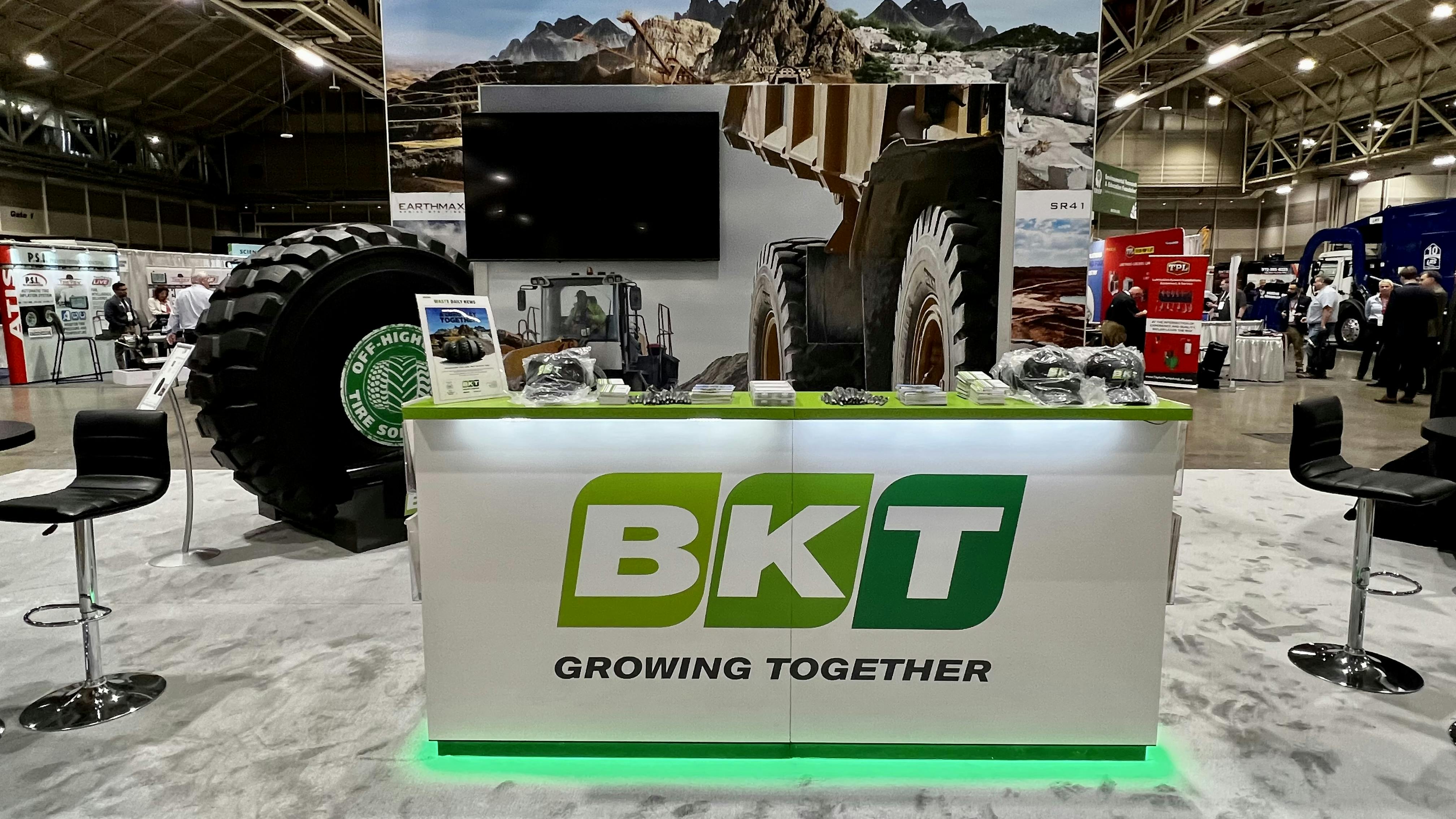 &ldquo;WasteExpo provides an important oppurtunity for BKT to share our offerings with North America&rsquo;s solid waste and recycling industries,&rdquo; says Chris Rhoades, vice president of OTR for BKT USA.