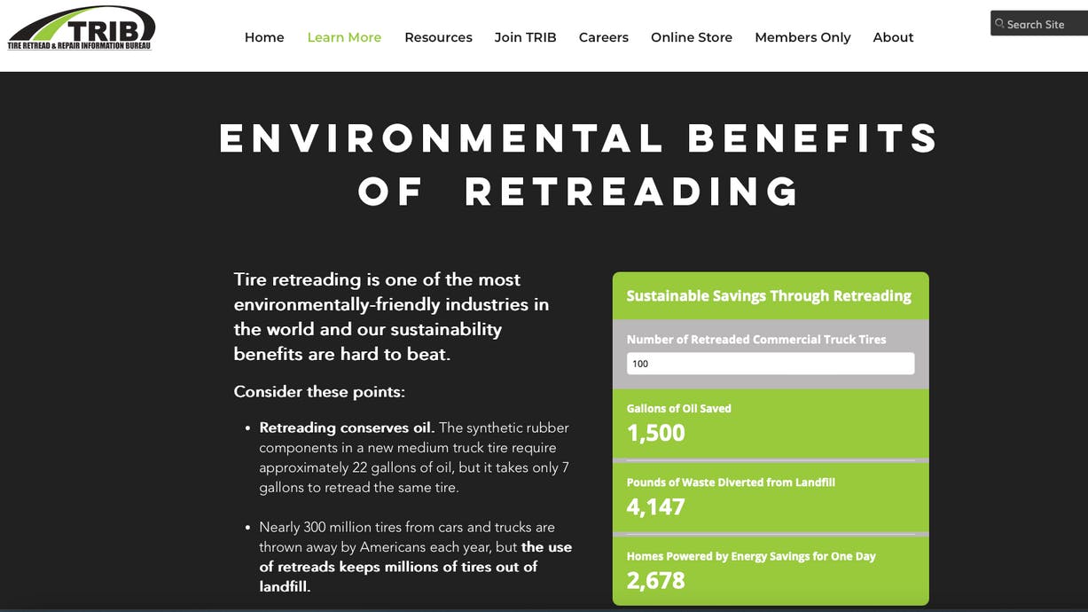 'The launch of our redesigned website marks a significant milestone for TRIB during our 50th year anniversary and underscores our ongoing commitment to advancing the tire retread and repair industry,' says David Stevens, managing director of TRIB.