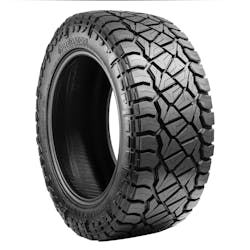 The tire features an optimized void-to-lug ratio for extreme off-road conditions; advanced tread pattern and pitch variation to tame road noise; thick three-dimensional sidewall and shoulder lugs; an advanced all-terrain tread compound; and more. The tire features an optimized void-to-lug ratio for extreme off-road conditions; advanced tread pattern and pitch variation to tame road noise; thick three-dimensional sidewall and shoulder lugs; an advanced all-terrain tread compound; and more.