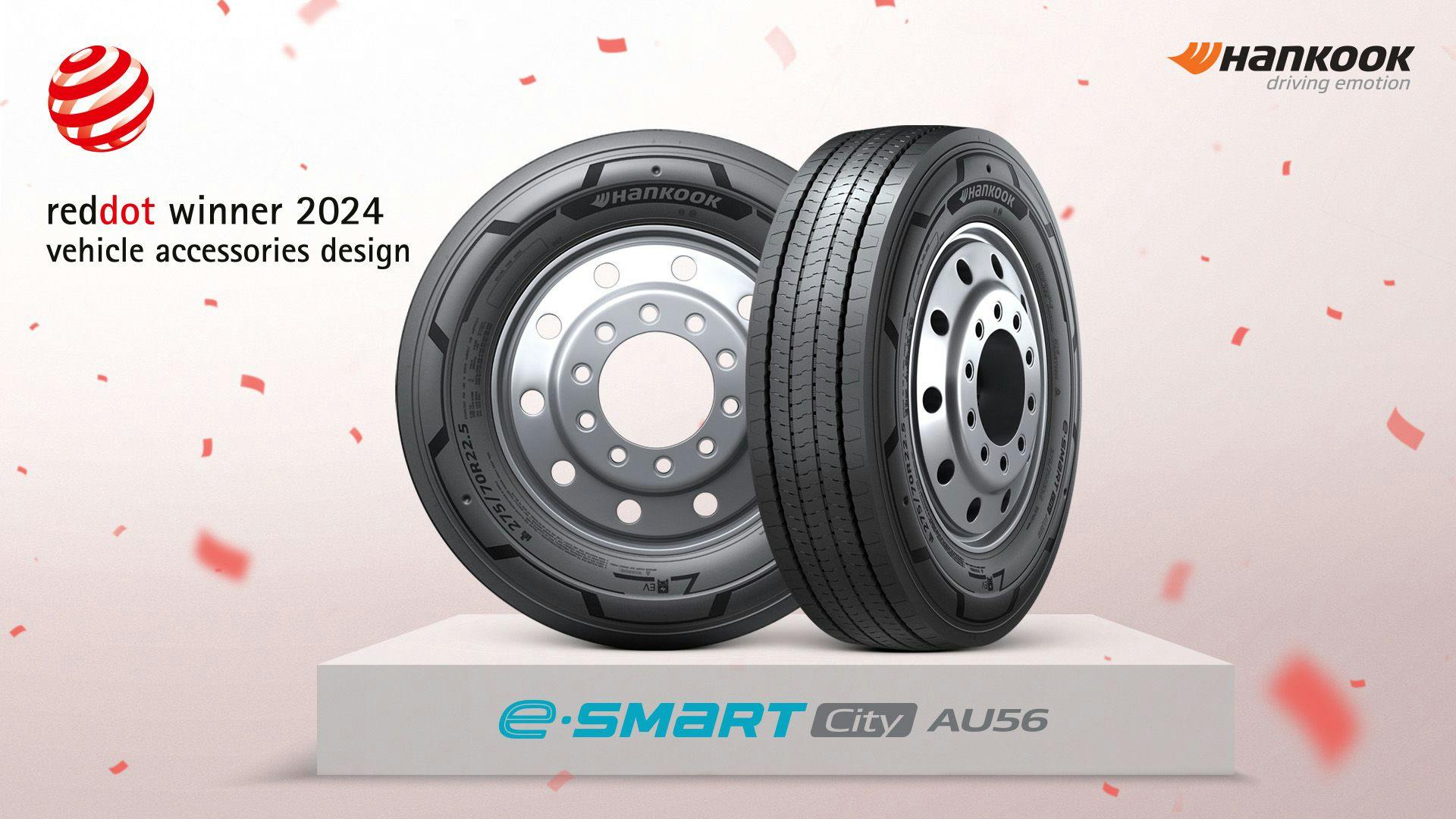 The e Smart City AU56 is a new tire tailed for electric buses and is poised for launch at the end of 2024.
