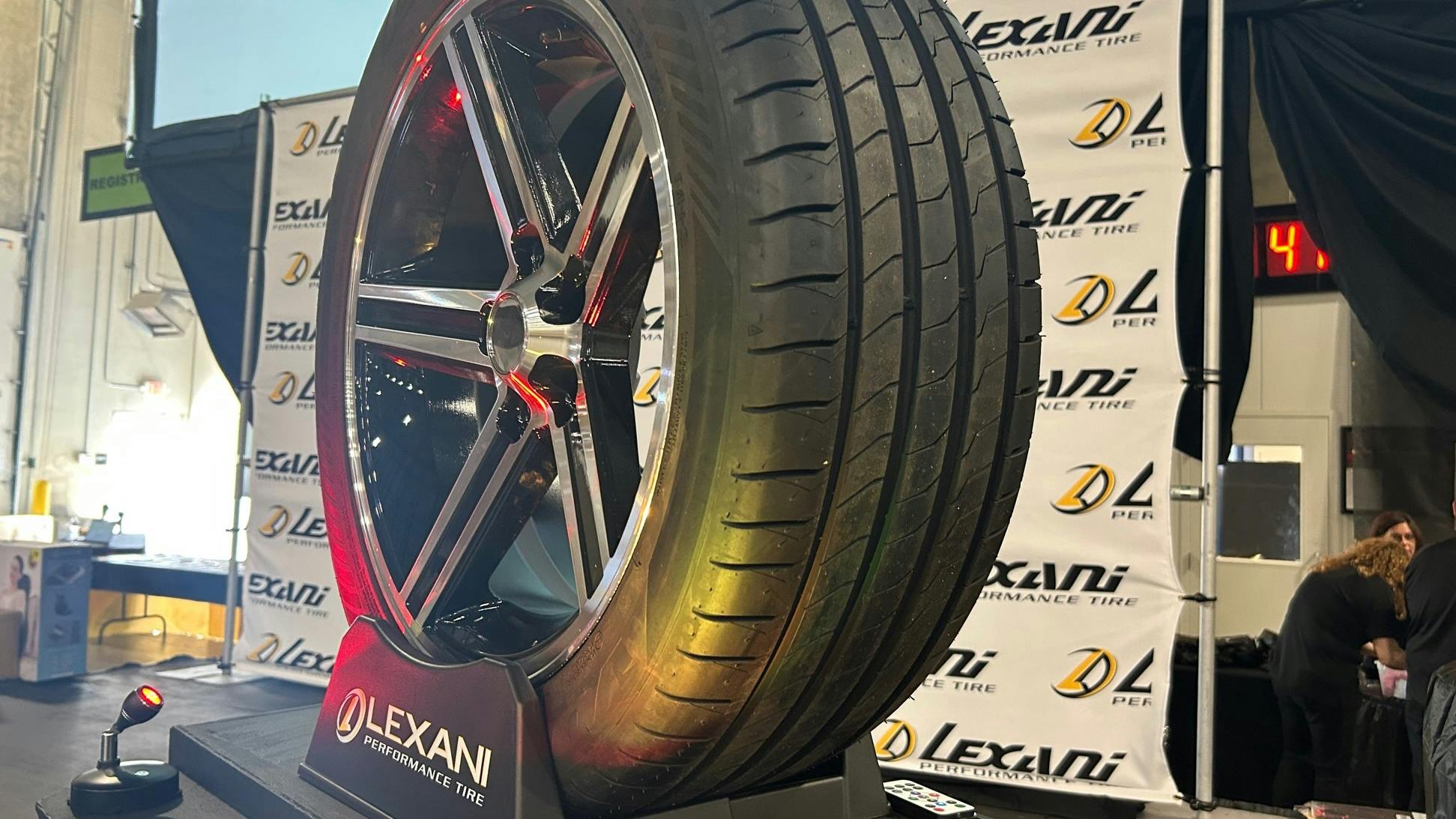Turbo Wholesale Tires LLC unveiled a new tire for electric vehicles, the Lexani Volt-ec, during a recent event at its distribution center in Oak Park, Mich. &ldquo;It&rsquo;s part of our differentiated strategy,&rdquo; Phillip Kane, Turbo&rsquo;s CEO, told MTD.