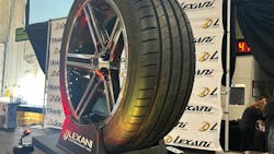 Turbo Wholesale Tires LLC unveiled a new tire for electric vehicles, the Lexani Volt-ec, during a recent event at its distribution center in Oak Park, Mich. &ldquo;It&rsquo;s part of our differentiated strategy,&rdquo; Phillip Kane, Turbo&rsquo;s CEO, told MTD.