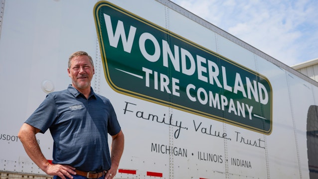 Jon Langerak, president and CEO of Wonderland Tire Co., was named MTD’s Tire Dealer of the Year in 2023.