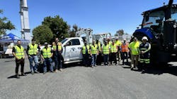 East Bay Tire Co., which is based in Fresno, Calif., invited its customers out to the Titan University On The Road Training, which featured safety training from the Tire Industry Association and product education by Titan International Inc. officials. East Bay Tire Co., which is based in Fresno, Calif., invited its customers out to the Titan University On The Road Training, which featured safety training from the Tire Industry Association and product education by Titan International Inc. officials.