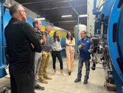 Kenny McMullen, right, manages the retread plant, and says the 17 workers have 200 years of combined retread experience. “It takes a special breed to be a retreader.” Kenny McMullen, right, manages the retread plant, and says the 17 workers have 200 years of combined retread experience. “It takes a special breed to be a retreader.”