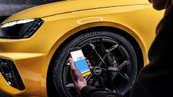 The Pirelli P Zero Corsa is equipped with Pirelli Cyber Technology, which includes sensors that 'detect tire status and driving conditions,' which are sent to drivers via a special smartphone app, say Pirelli & Cie SpA officials. The Pirelli P Zero Corsa is equipped with Pirelli Cyber Technology, which includes sensors that 'detect tire status and driving conditions,' which are sent to drivers via a special smartphone app, say Pirelli & Cie SpA officials.