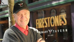 After his Firestone Tire & Rubber Co. career, Kimball Firestone opened Firestone's Culinary Tavern in Frederick, Md. After his Firestone Tire & Rubber Co. career, Kimball Firestone opened Firestone's Culinary Tavern in Frederick, Md.