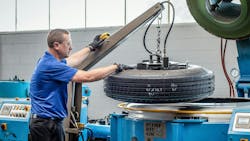 Trucking fleets could be incentivized to buy medium truck tire retreads.