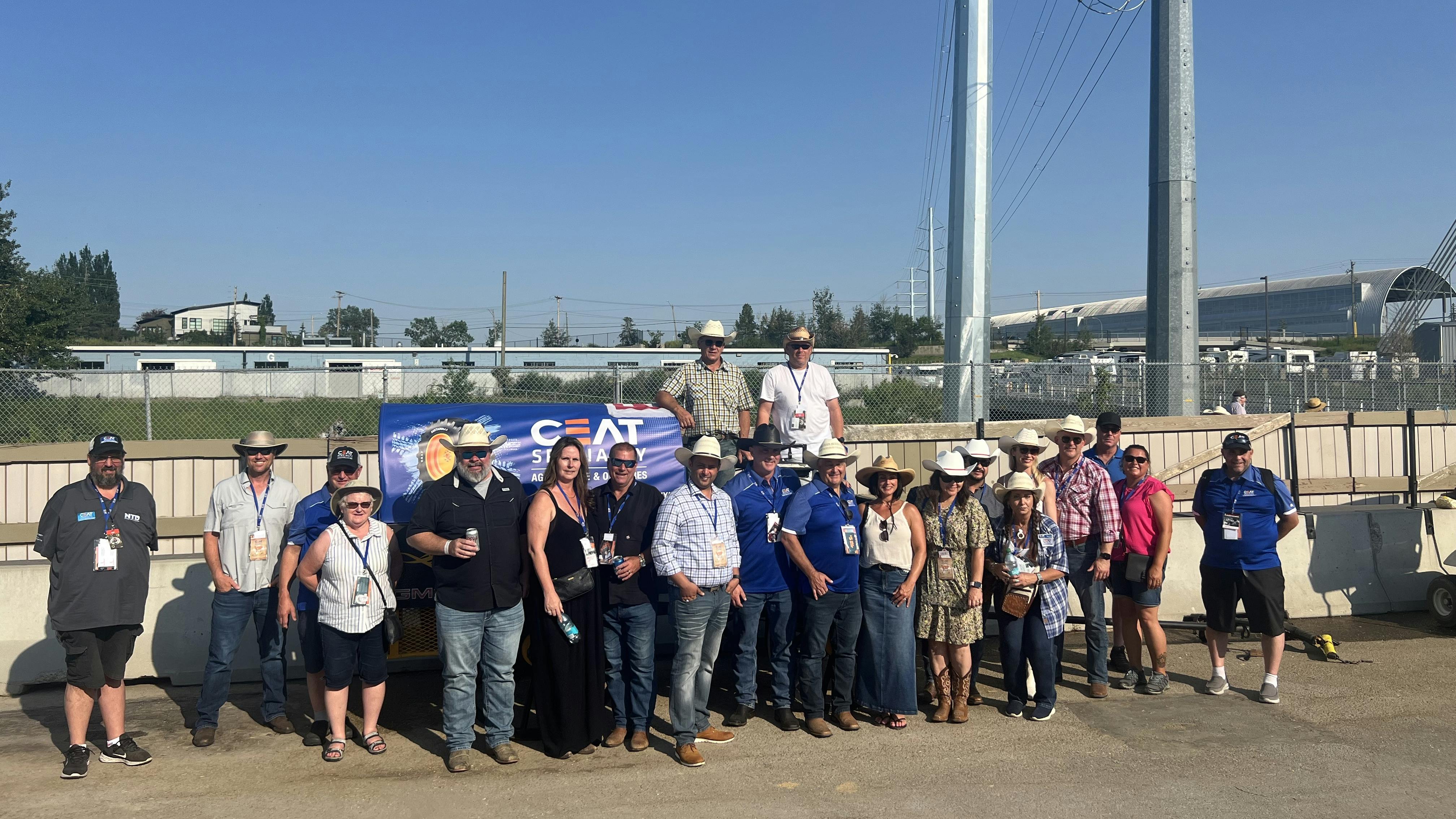 One way CEAT Specialty Tires is looking to grow its reach is through the sponsorship of rodeo events across North America. The tiremaker hosted dealers during the Calgary Stampede.