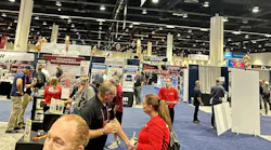 There were over 450 supplier representatives who attended the show.
