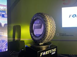 The Fortune Tormenta AT2 is an updated all-terrain tire with more sizes, a more aggressive tread and optional white lettering on the sidewall. The Fortune Tormenta AT2 is an updated all-terrain tire with more sizes, a more aggressive tread and optional white lettering on the sidewall.