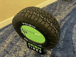 The Prinx HiCountry AT2 tire will be available in 41 sizes, up from the 29 in the current all-terrain offering. Tire dealers will begin placing orders for the tire during the 2024 SEMA Show, with deliveries expected in the first quarter of 2025. The Prinx HiCountry AT2 tire will be available in 41 sizes, up from the 29 in the current all-terrain offering. Tire dealers will begin placing orders for the tire during the 2024 SEMA Show, with deliveries expected in the first quarter of 2025.