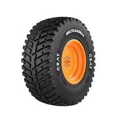 The new tires feature the Multiloadmax tire, which features a hybrid R-4 tread design and is made for construction, agricultural and municipal applications. The new tires feature the Multiloadmax tire, which features a hybrid R-4 tread design and is made for construction, agricultural and municipal applications.
