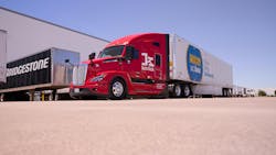 “Working closely with Kodiak and Bridgestone, we were able to deliver a complementary solution that integrates autonomous technology with day-to-day operations while also solving backhaul challenges,” says Nick Hobbs, chief operating officer and president of contract services at J.B. Hunt. “Working closely with Kodiak and Bridgestone, we were able to deliver a complementary solution that integrates autonomous technology with day-to-day operations while also solving backhaul challenges,” says Nick Hobbs, chief operating officer and president of contract services at J.B. Hunt.