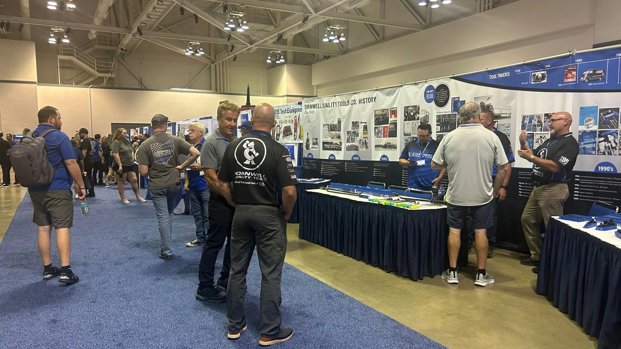 Cornwell dealers recently gathered in Akron, Ohio. 'This is the first time we've done a Mega Reunion,' a Cornwell spokesperson told MTD during the event.
