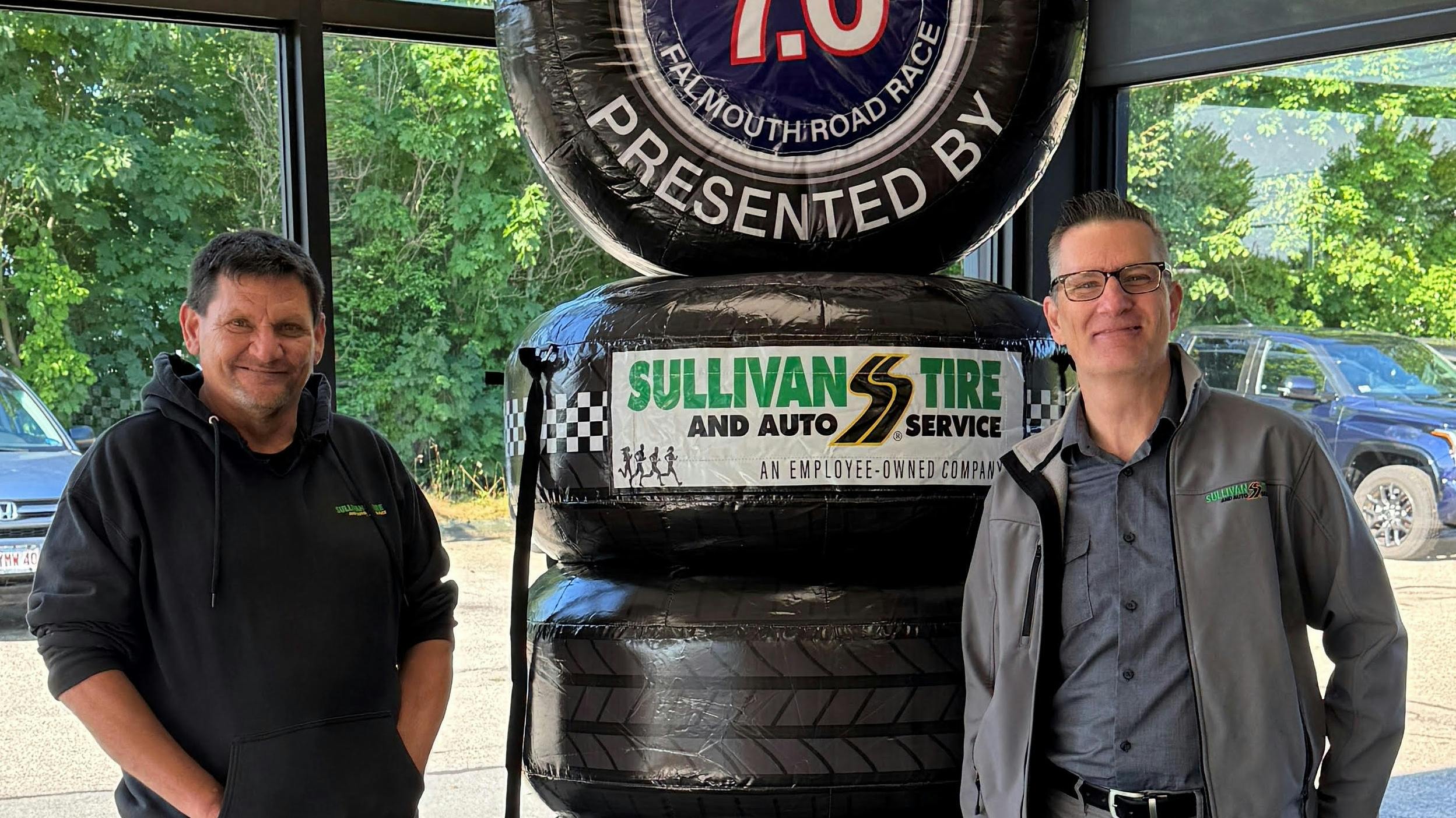 &ldquo;The Falmouth Road Race has been a tradition on the Cape for over 50 years, and we are thrilled to be part of it and to support New England Village,&rdquo; says Paul Sullivan, vice president of marketing for Sullivan Tire.