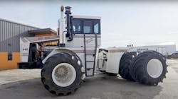The Big Bud 747 Series tractor will be at the Titan booth along with the Big Bud 440 (pictured) Series tractor fitted with LSW1000/45R32 Optitrac Goodyear farm tires. The Big Bud 747 Series tractor will be at the Titan booth along with the Big Bud 440 (pictured) Series tractor fitted with LSW1000/45R32 Optitrac Goodyear farm tires.