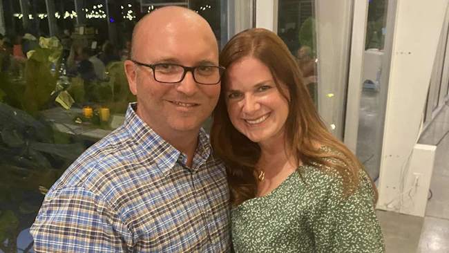 Steve Kruse, (left) co-owner at Mitchem Tire Co., a four-location dealership based in Springfield, Mo., and his wife, Molly Ramsey, (right). Mitchem Tire Co. has been family-owned and operated since 1939.