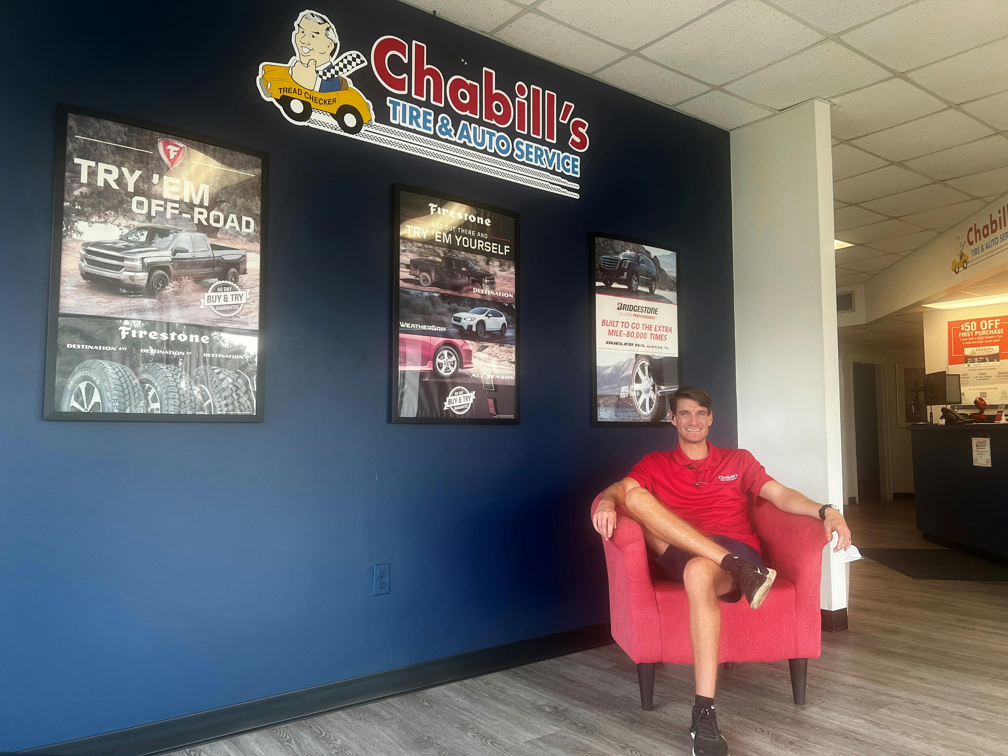 Bradley Schefferstein moved into Carey and Beth Barron's house as a teenager after his father died. They've remained his rock, and today's he's a successful store manager for Chabill's Tire & Auto Service who will eventually help lead the company into the future.