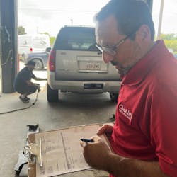 Technicians at Chabill's Tire & Auto Service must have a second person observe and sign off on the torquing of every wheel. Manager Mike Cohen in Houma says the policy, which is simply known as 'double torque,' has been around since the company had half as many stores as it does now. Technicians at Chabill's Tire & Auto Service must have a second person observe and sign off on the torquing of every wheel. Manager Mike Cohen in Houma says the policy, which is simply known as 'double torque,' has been around since the company had half as many stores as it does now.