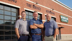 'Employees recognize it when you do things for them that you don't have to do,' says Jon Langerak, CEO and president of Wonderland Tire Co. (pictured center). Langerak was MTD's Tire Dealer of the Year Award recipient in 2023. 'Employees recognize it when you do things for them that you don't have to do,' says Jon Langerak, CEO and president of Wonderland Tire Co. (pictured center). Langerak was MTD's Tire Dealer of the Year Award recipient in 2023.