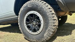 The new RoadX RXQuest R/T tire, made by Sailun Tire Americas, was highlighted during a recent ride-and-drive in Texas. The new RoadX RXQuest R/T tire, made by Sailun Tire Americas, was highlighted during a recent ride-and-drive in Texas.