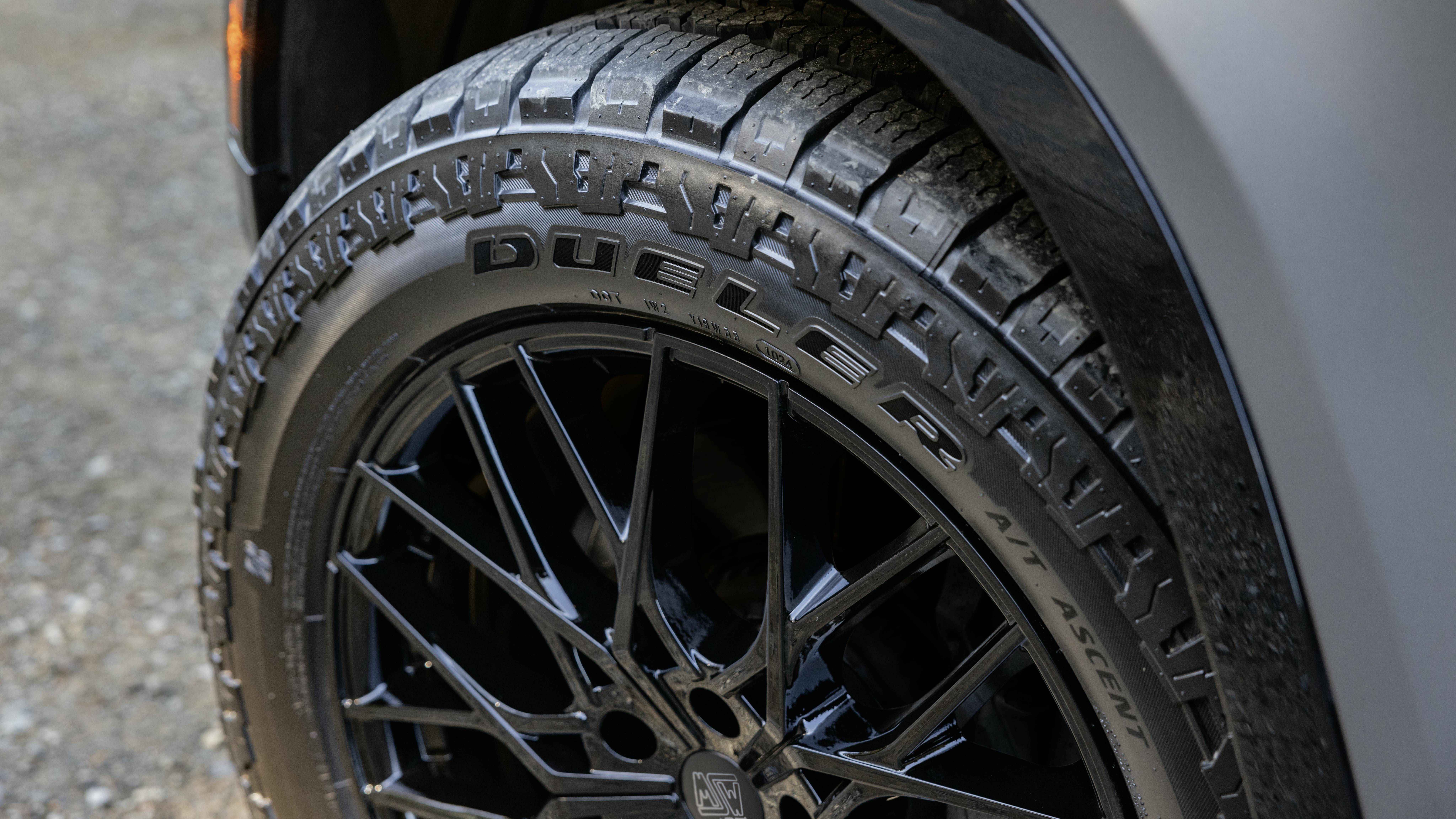 Available now in 35 sizes, the new Bridgestone Dueler A/T Ascent fits rims ranging from 17 inches to 22 inches in diameter.