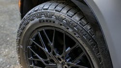 Available now in 35 sizes, the new Bridgestone Dueler A/T Ascent fits rims ranging from 17 inches to 22 inches in diameter. Available now in 35 sizes, the new Bridgestone Dueler A/T Ascent fits rims ranging from 17 inches to 22 inches in diameter.