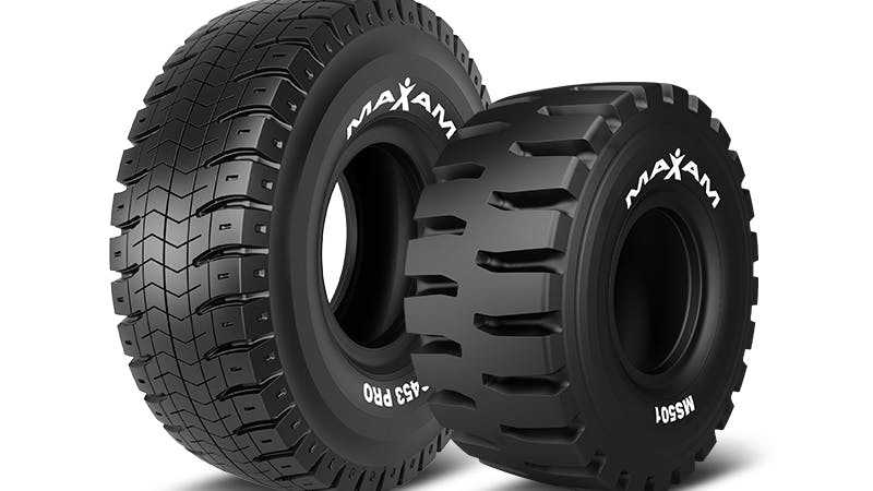 Maxam North American Tire will highlight these new tires at MineExpo.