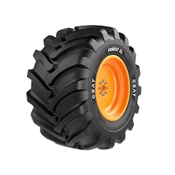 The CEAT Forest XL, designed for forestry forwarders and harvesters, features wide, robust lugs for maximum traction. The CEAT Forest XL, designed for forestry forwarders and harvesters, features wide, robust lugs for maximum traction.