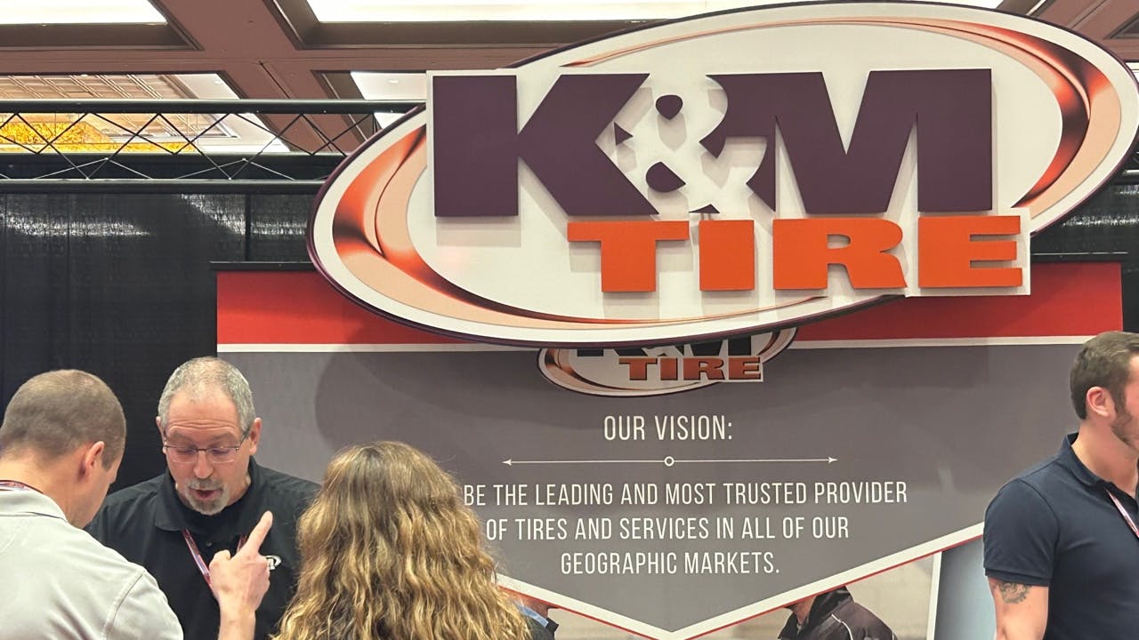K&M Tire Inc. has added six warehouses to its network with the acquisition of Lancaster, Pa.-based K&W Tire Inc.