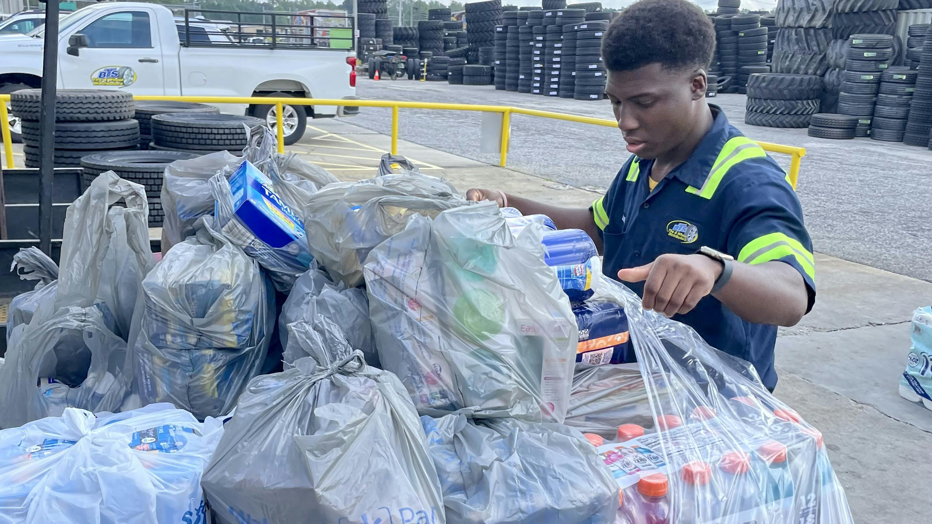 Black&rsquo;s Tire Service has received donations from the community to provide those affected by Hurricane Helene with some disaster relief items.