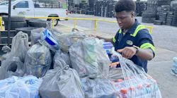 Black’s Tire Service has received donations from the community to provide those affected by Hurricane Helene with some disaster relief items.