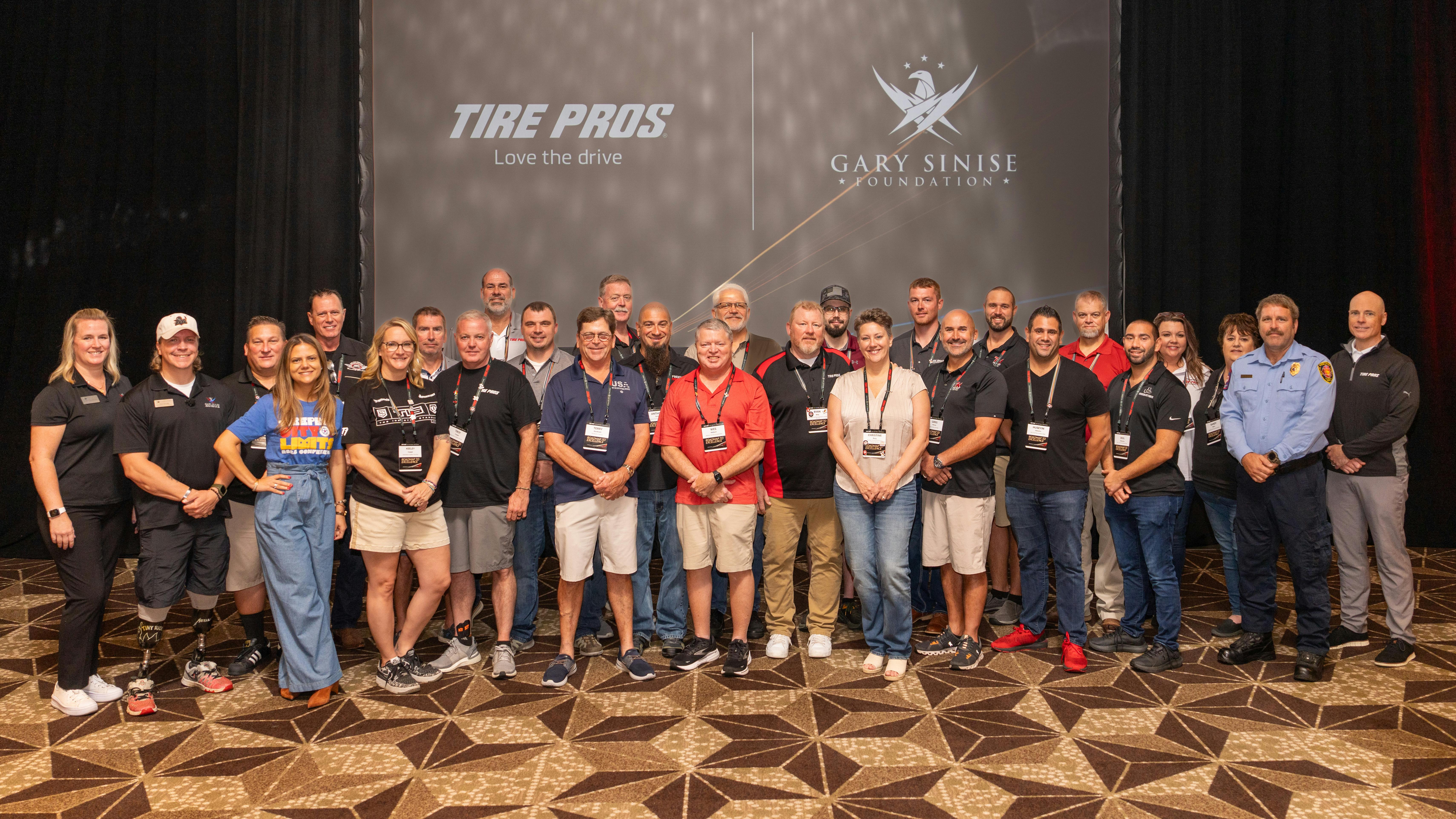 &ldquo;Tire Pros is a dealer-led organization, focused on empowering auto shops with the resources they need to deliver exceptional service to their customers while maintaining the freedom to run their business in the way that works best for them,&rdquo; says Greg Bell (far right), president of Tire Pros.