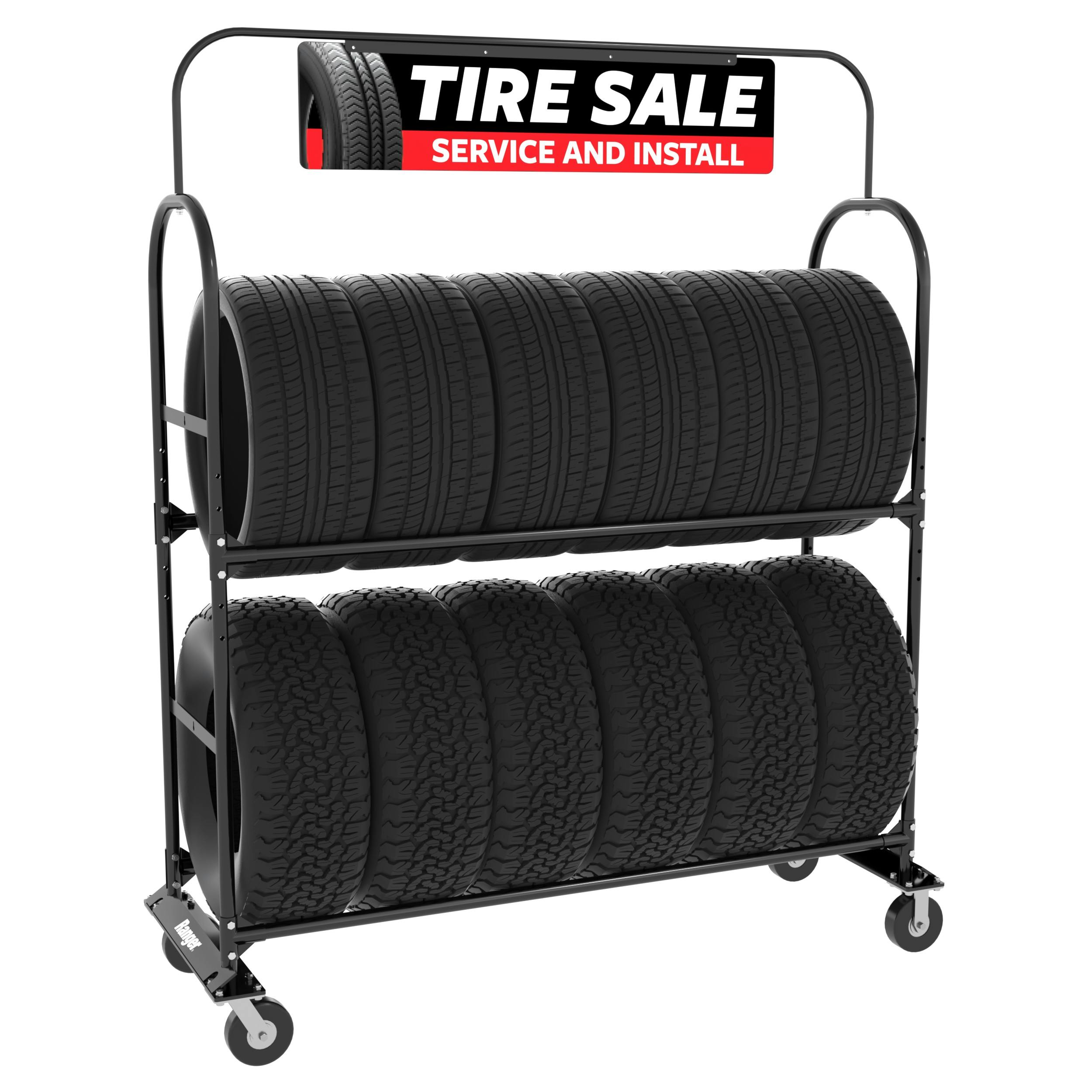 The TSR-2S is built from welded steel alloy and mounted on easy-roll casters. It can hold up to 1,250 pounds.