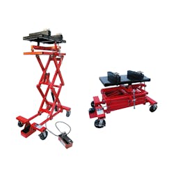 The lifting table can now lift up to 2,500 lbs. The lifting table can now lift up to 2,500 lbs.