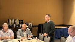 David Stevens, managing director of TRIB, provides an update on the group's advocacy work during the annual members meeting. David Stevens, managing director of TRIB, provides an update on the group's advocacy work during the annual members meeting.