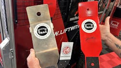 The original jack (right) and the new jack (left) were on display at the 2024 Specialty Equipment Market Association Show in Las Vegas, Nev. The original jack (right) and the new jack (left) were on display at the 2024 Specialty Equipment Market Association Show in Las Vegas, Nev.