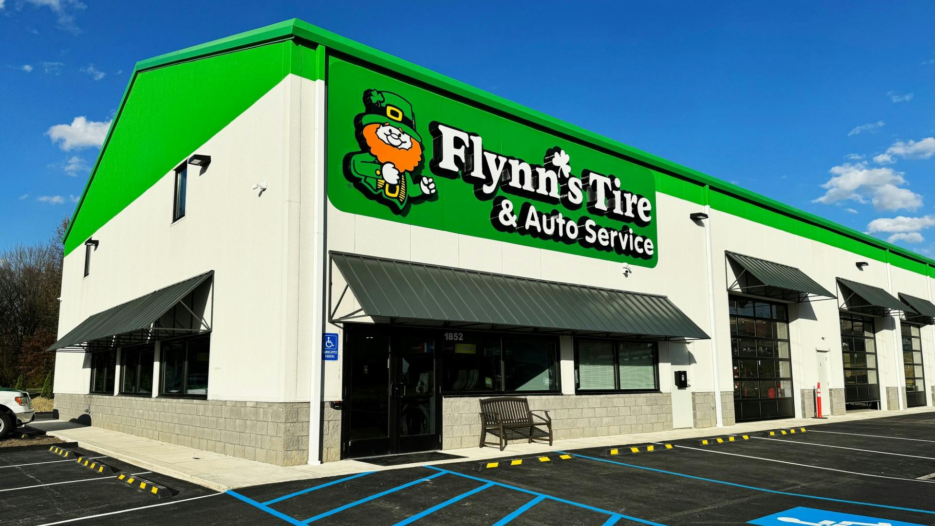 The new Flynn&rsquo;s Tire & Auto Service store in Howland, Ohio, replaces a smaller outlet in the area.