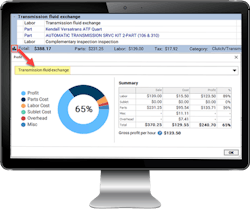 A new feature includes a 'profit-per-job' view. A new feature includes a 'profit-per-job' view.