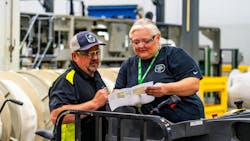 The recently set production record “reflects rigorous training and equipment upgrades aimed at increasing daily yield, while maintaining high quality standards,” according to Nokian officials. The recently set production record “reflects rigorous training and equipment upgrades aimed at increasing daily yield, while maintaining high quality standards,” according to Nokian officials.