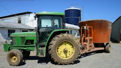 Chris Neidert, the ag marketing, training and development for the Trelleborg and Mitas brands at Yokohama TWS says, 'If you are considering replacing tires on a MFWD (Mechanical Front Wheel Drive) tractor, you could follow the minimum and maximum measurements. However, at Trelleborg and Mitas, we suggest to stay within 1% of the diameter measurement of the tire we are replacing. ' Chris Neidert, the ag marketing, training and development for the Trelleborg and Mitas brands at Yokohama TWS says, 'If you are considering replacing tires on a MFWD (Mechanical Front Wheel Drive) tractor, you could follow the minimum and maximum measurements. However, at Trelleborg and Mitas, we suggest to stay within 1% of the diameter measurement of the tire we are replacing. '