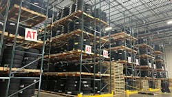 tires stacked in a warehouse tires stacked in a warehouse