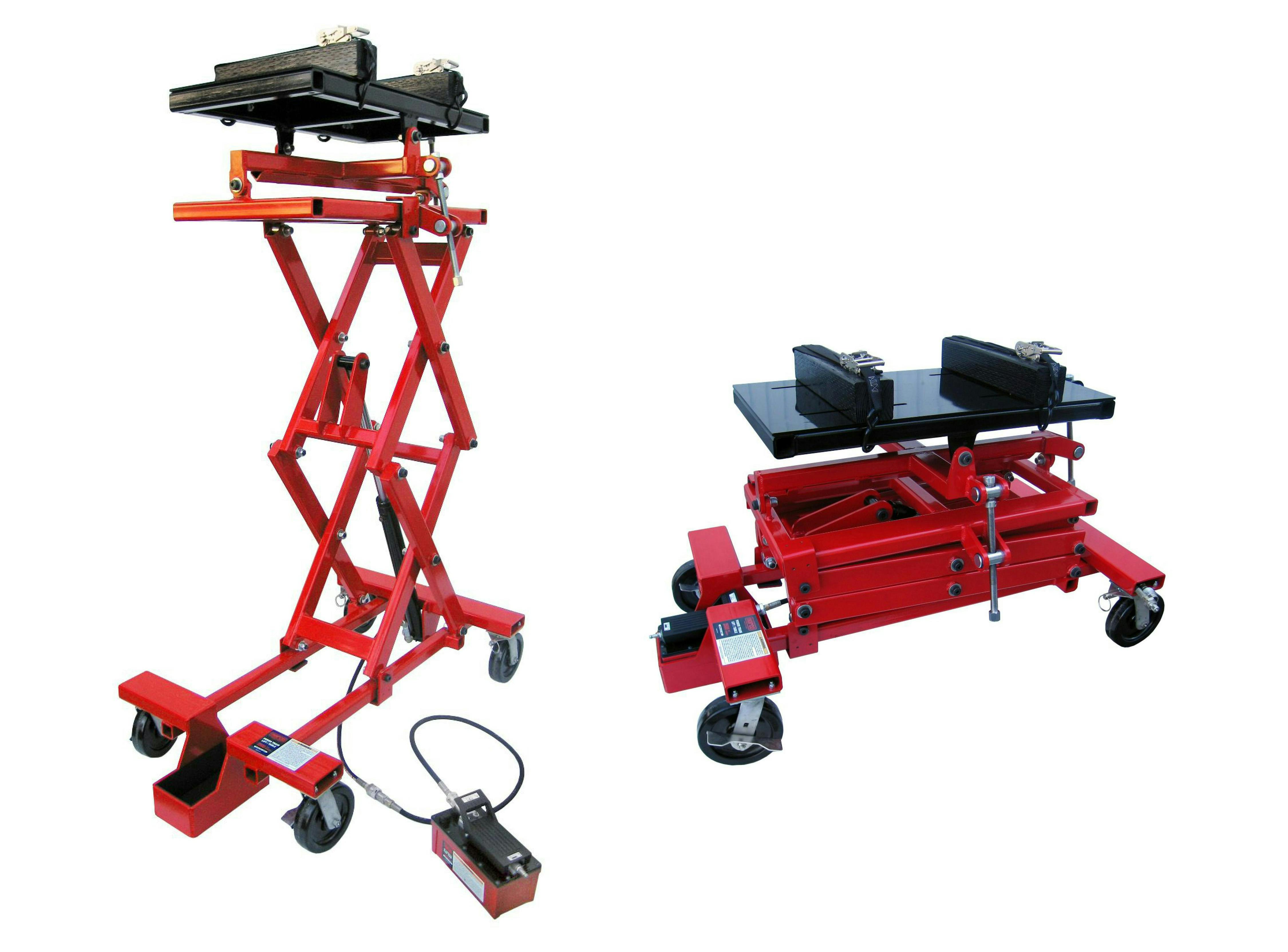 The lifting table can now lift up to 2,500 lbs.