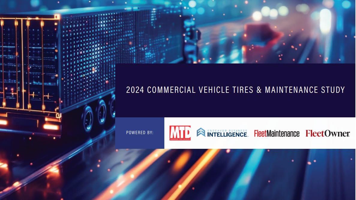 The 2024 Commercial Vehicle Tires & Maintenance Study is available for download through Endeavor Business Intelligence, a division of Endeavor Business Media, which published Modern Tire Dealer, Fleet Owner and Fleet Maintenance.