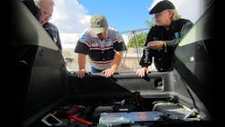 'While the majority of mechanics today are staying away from high-voltage systems, there is an increasing number that are making the effort to stay up-to-date on all that is going on,' says Van Batenburg. 'While the majority of mechanics today are staying away from high-voltage systems, there is an increasing number that are making the effort to stay up-to-date on all that is going on,' says Van Batenburg.