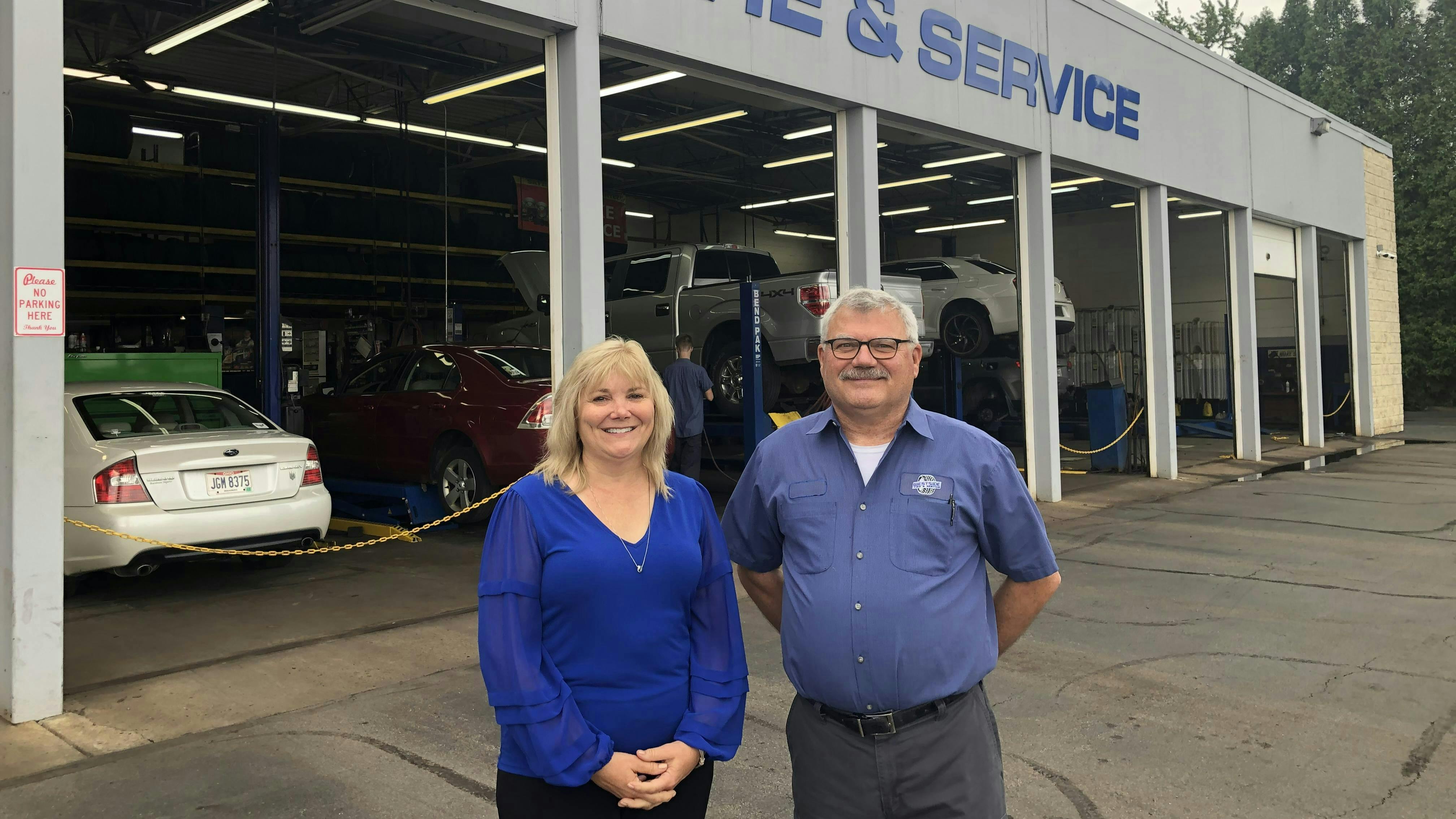 “We’re seeing (customers) keep their vehicles longer, running at higher mileages,” says Rich Rogenski, co-owner of Youngstown, Ohio-based Westside Tire & Service, with his sister and Westside Tire co-owner Lisa Walters. “We’re seeing cars with as many as 300,000 miles on them.” “We’re seeing (customers) keep their vehicles longer, running at higher mileages,” says Rich Rogenski, co-owner of Youngstown, Ohio-based Westside Tire & Service, with his sister and Westside Tire co-owner Lisa Walters. “We’re seeing cars with as many as 300,000 miles on them.”