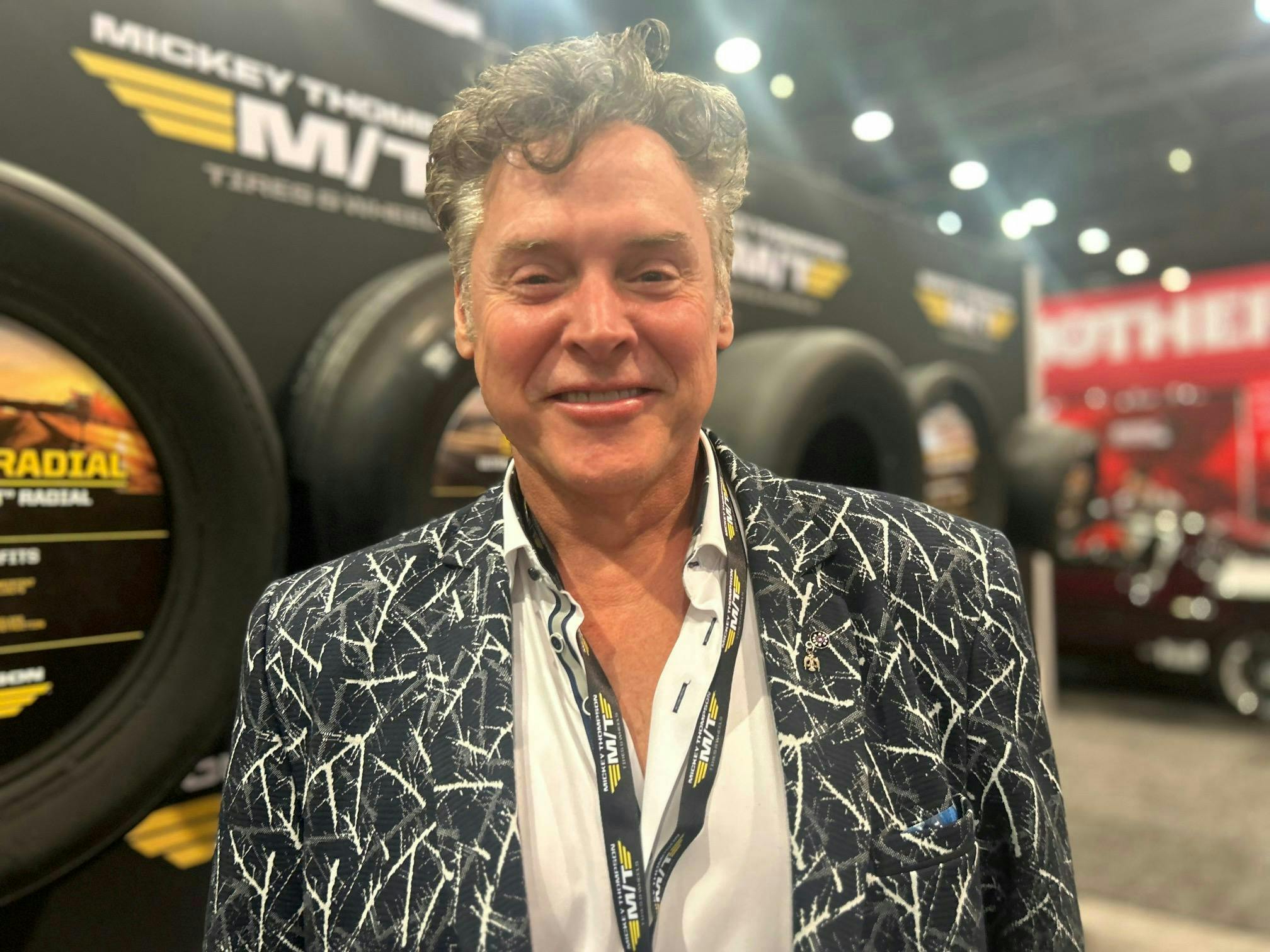 “You’re going to hear us be much louder and prouder than we’ve been in recent years,” said Mark Stewart, CEO and president of Goodyear Tire & Rubber Co. during the 2024 SEMA Show. “You’re going to hear us be much louder and prouder than we’ve been in recent years,” said Mark Stewart, CEO and president of Goodyear Tire & Rubber Co. during the 2024 SEMA Show.